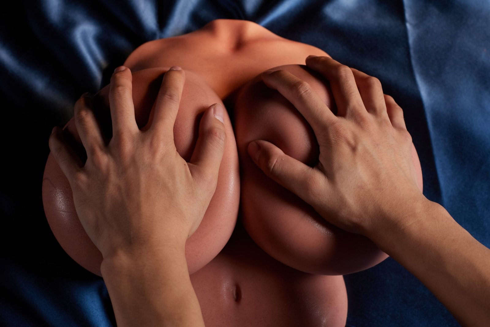 Mammary Intercourse Sex Toy Silicone #B92 Black